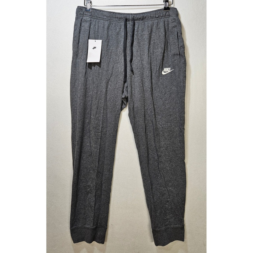Nike Sportswear Men's Jogger Pants Size LG Gray Cotton BV2762-071 NEW/No Tags